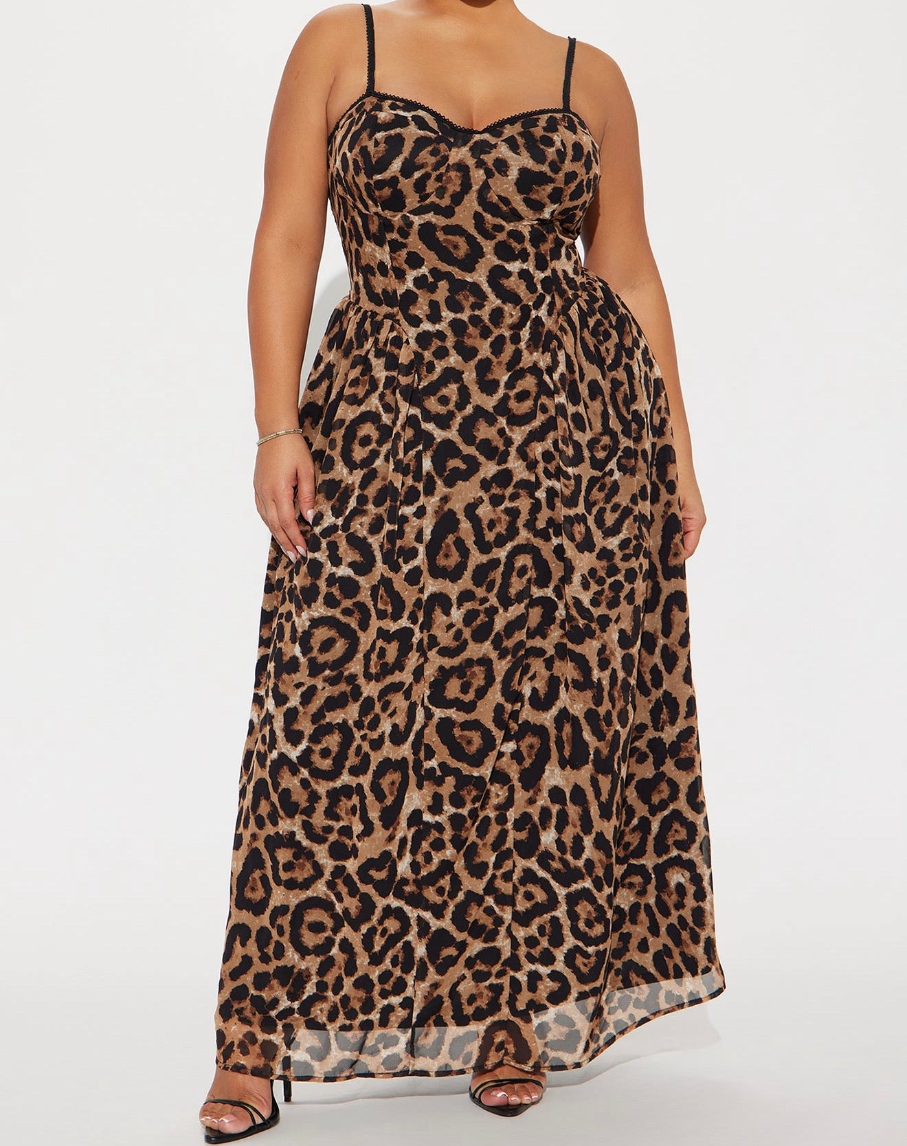 Cheetah Print Maxi Dress
